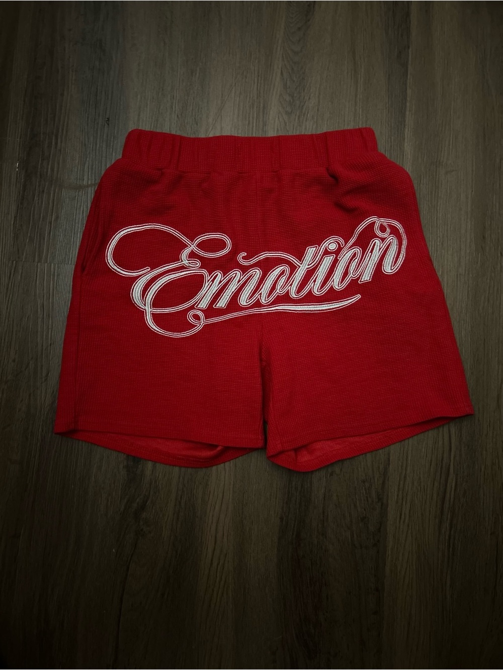 Red Men's Hybrid Shorts